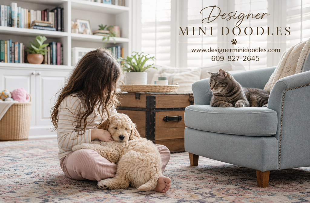 Can Micro Goldendoodles Live With Kids and Cats?