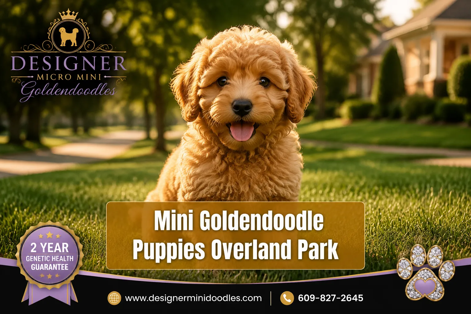 mini goldendoodle puppies Overland Park Kansas