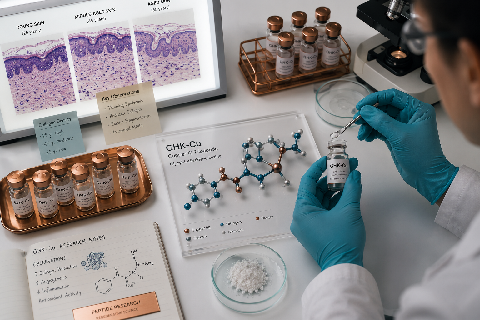 GHK-Cu in Wound Healing and Tissue Remodeling Research