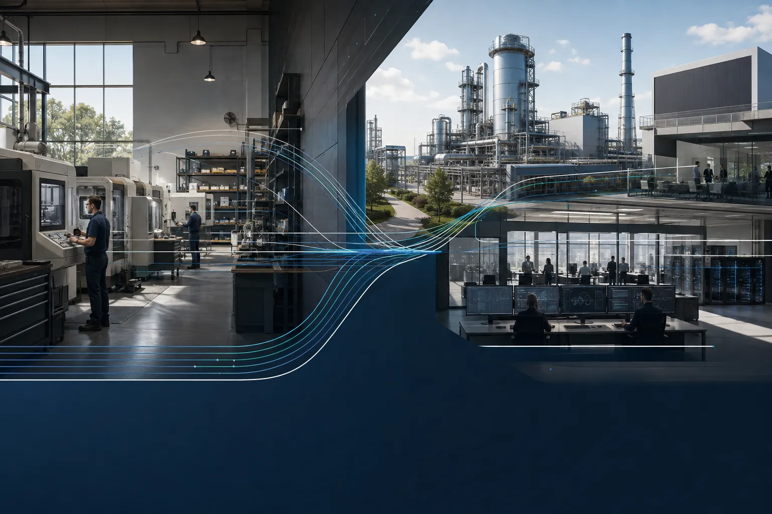 Click to regenerate this image Manufacturing Backup Strategy for Small vs Large Facilities