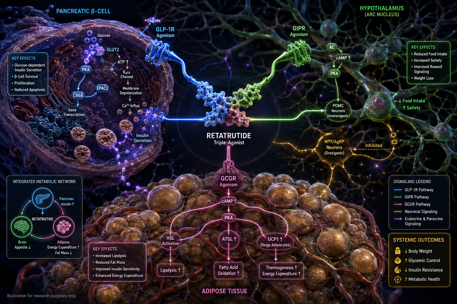 Receptor-Level Mechanisms: How Retatrutide Differs from Conventional Polypeptide Peptides
