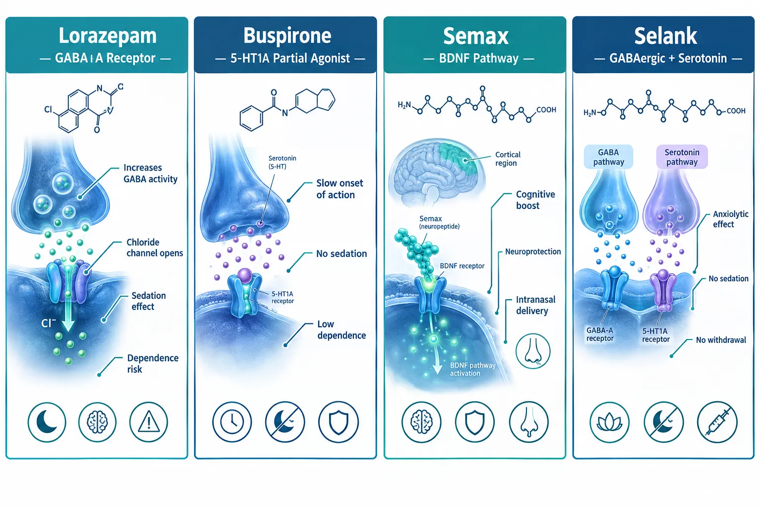 Receptor Targets: Where Classic Drugs and Peptides Diverge