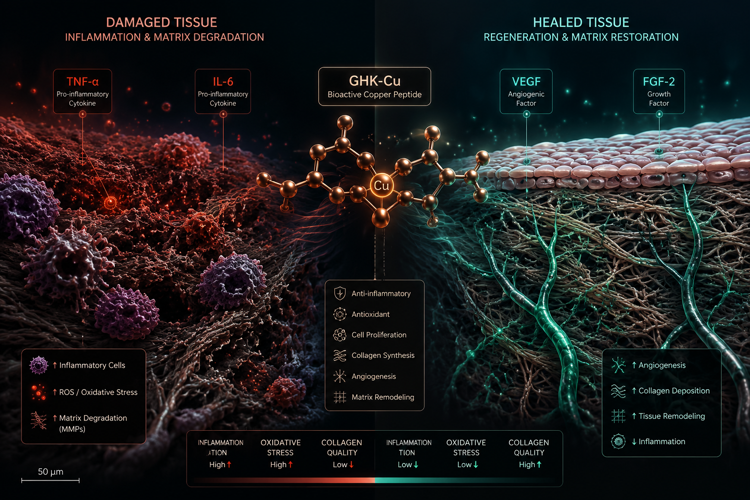 Tissue-Repair Research: Wound Healing, Inflammation, and Antioxidant Defense