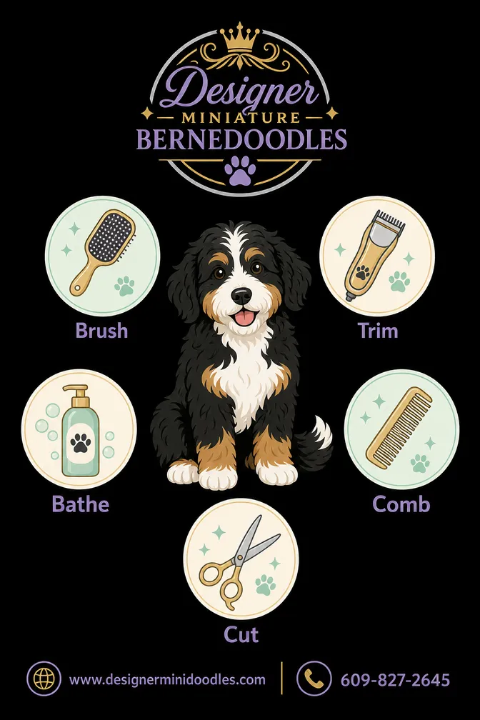 miniature bernedoodle puppies