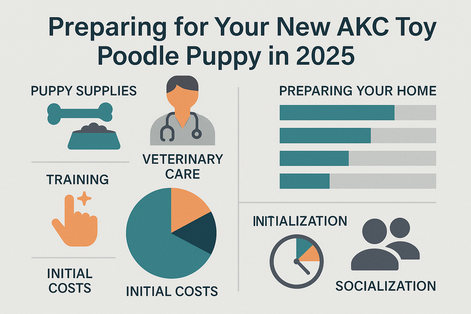 Professional landscape infographic (1536x1024) for article "AKC Toy Poodles for Sale: Your Ultimate Guide to Finding Your Perfect Companion 