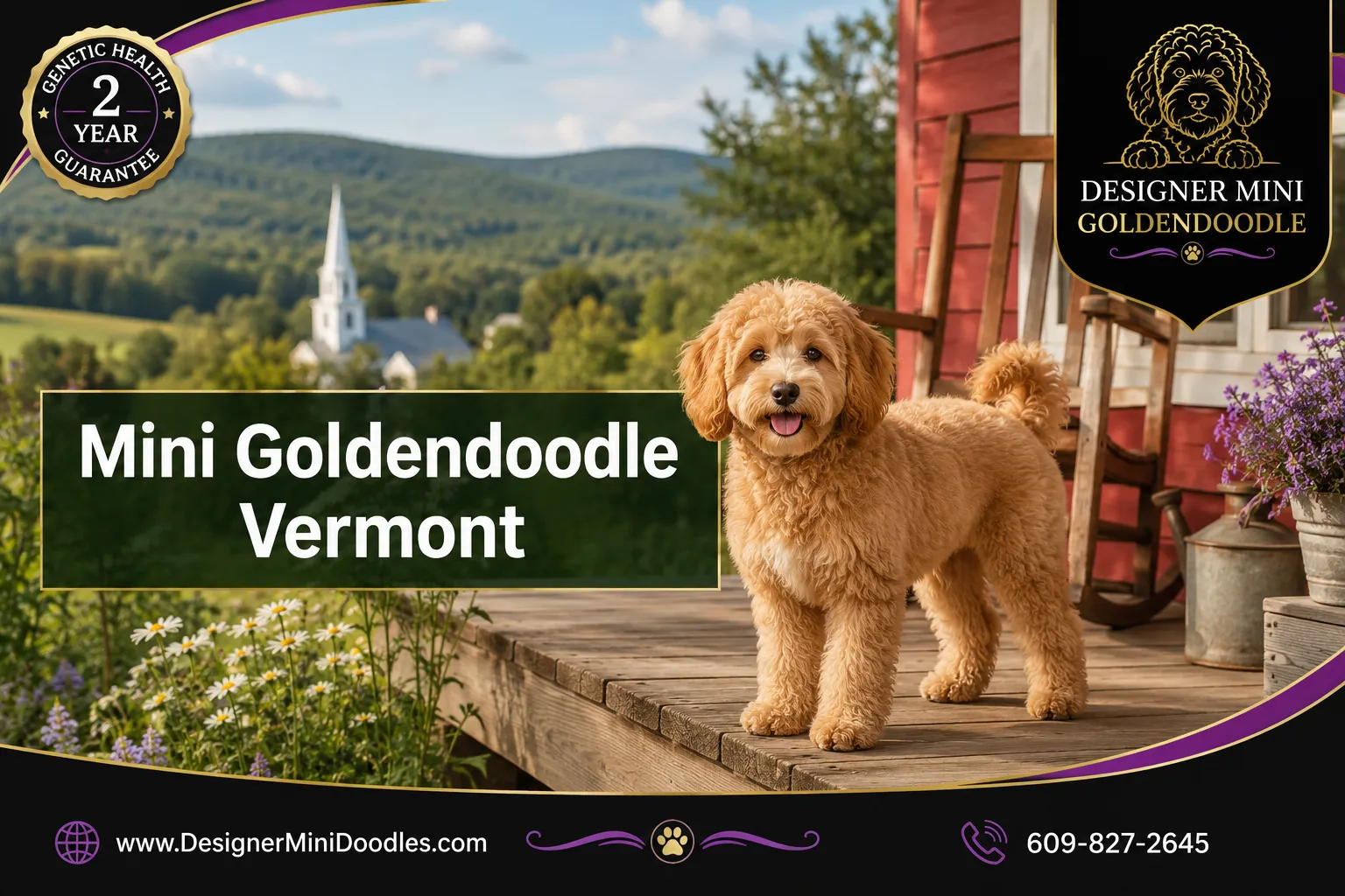 mini goldendoodle Vermont