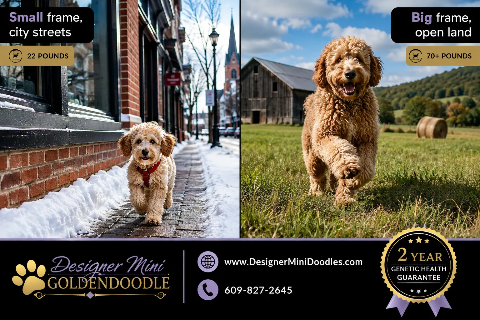 mini goldendoodle Vermont