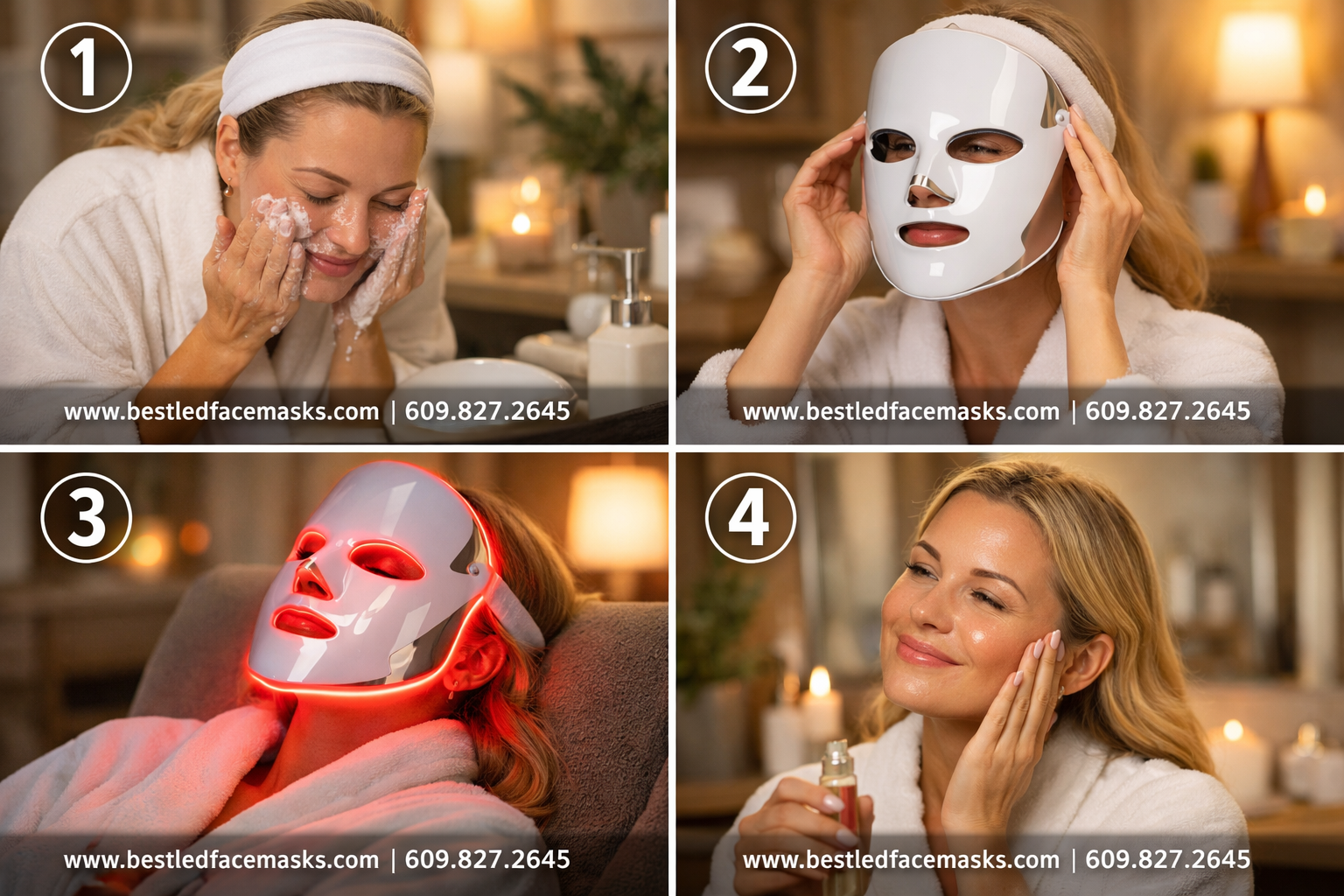 red light therapy mask