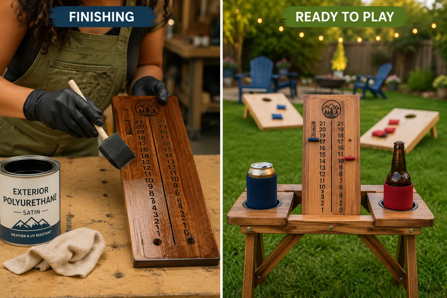 Building Your Folding Scoreboard and Drink Table: Joinery and Materials