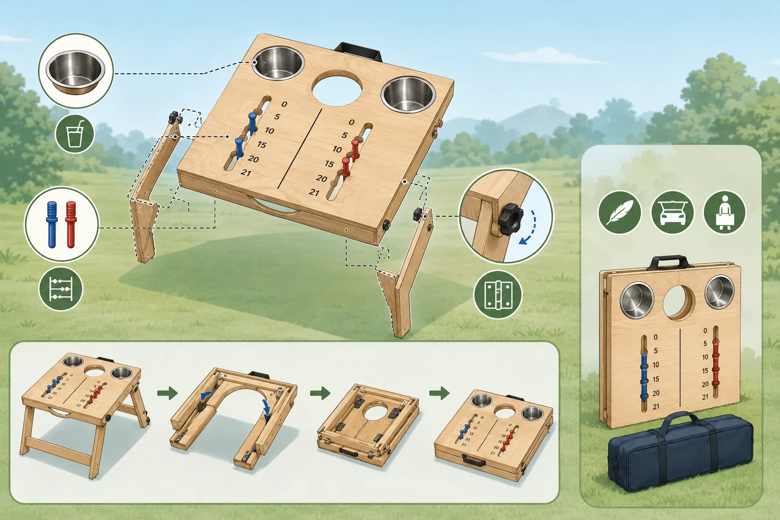 Step-by-Step Construction and Customization of Your Compact Side Table
