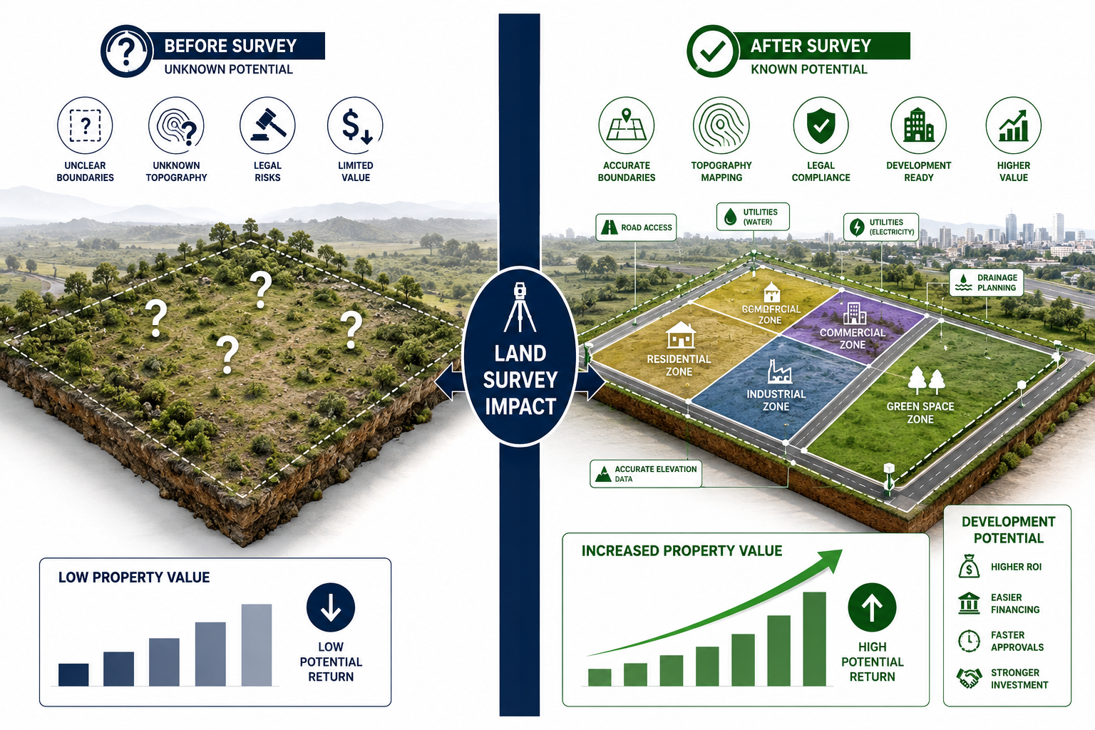 How Land Surveys Reveal Development Potential and Market Edge