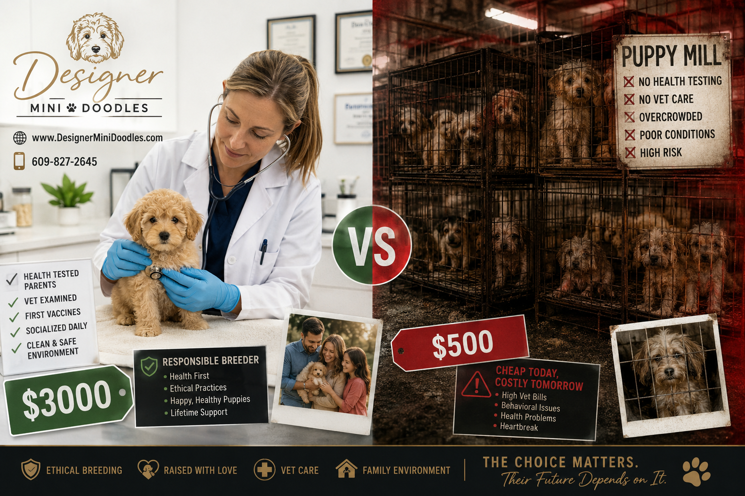 Real breeders vs. scams and puppy mills