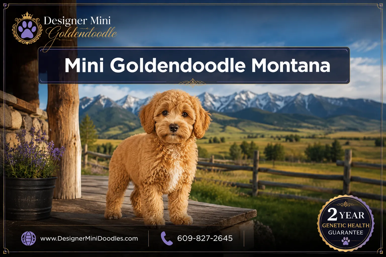 mini goldendoodle Montana