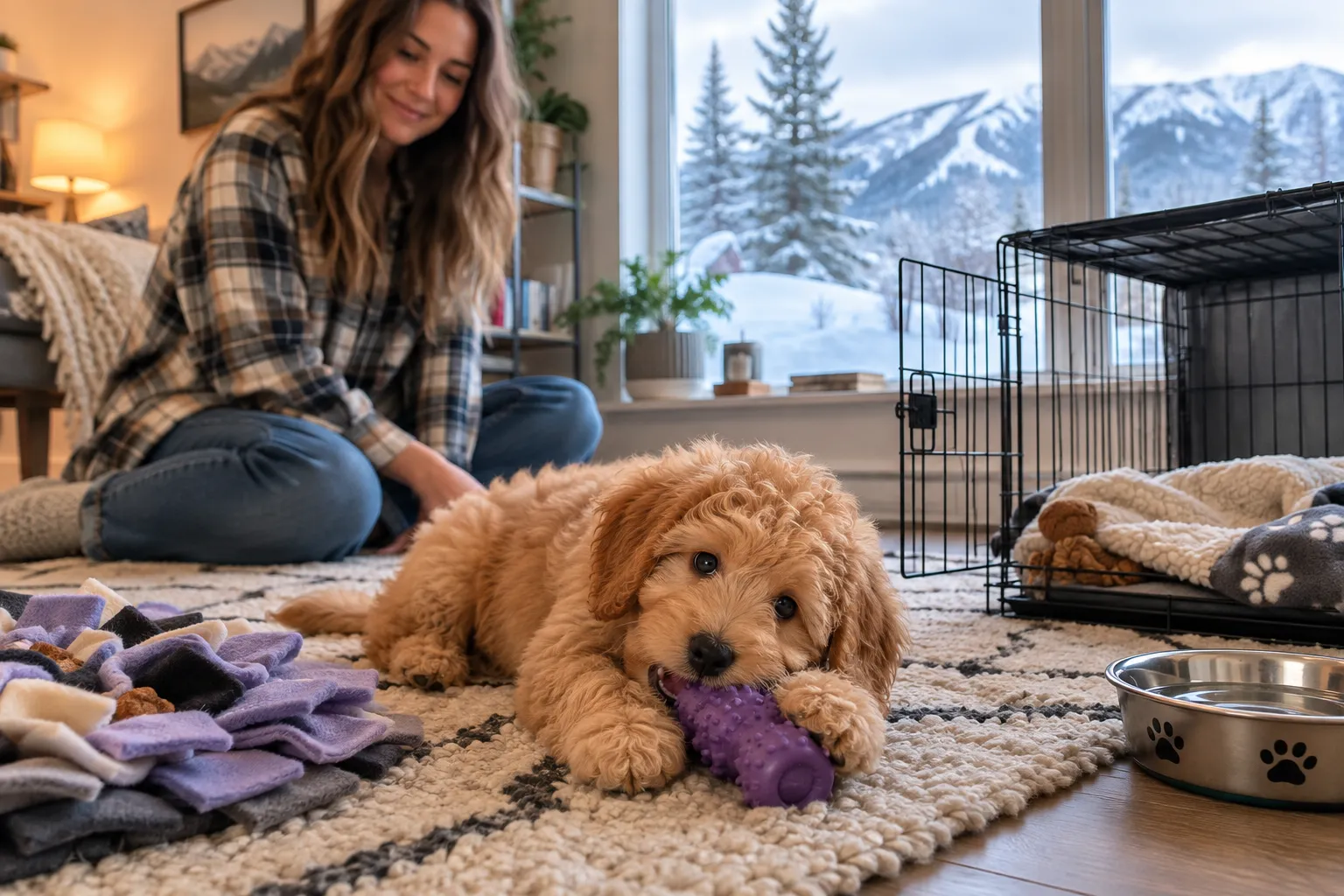 mini goldendoodle Montana