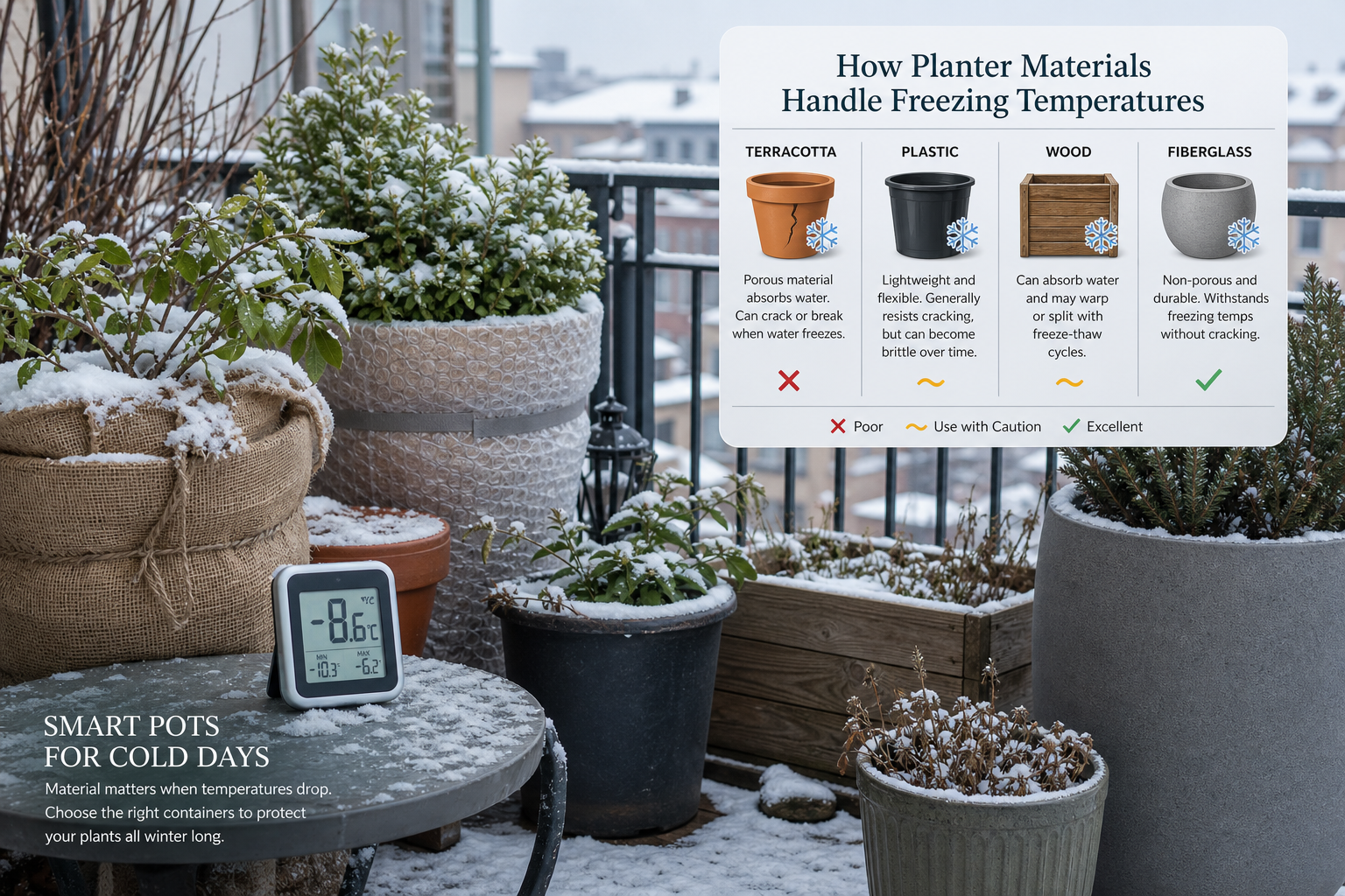 How Do I Protect My Container Plants from Freezing Temperatures?