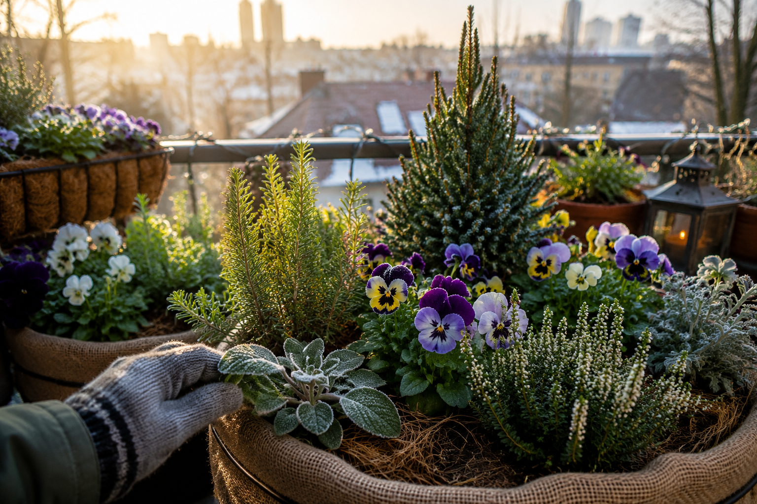 What Plants Survive Winter on a Balcony in Containers?
