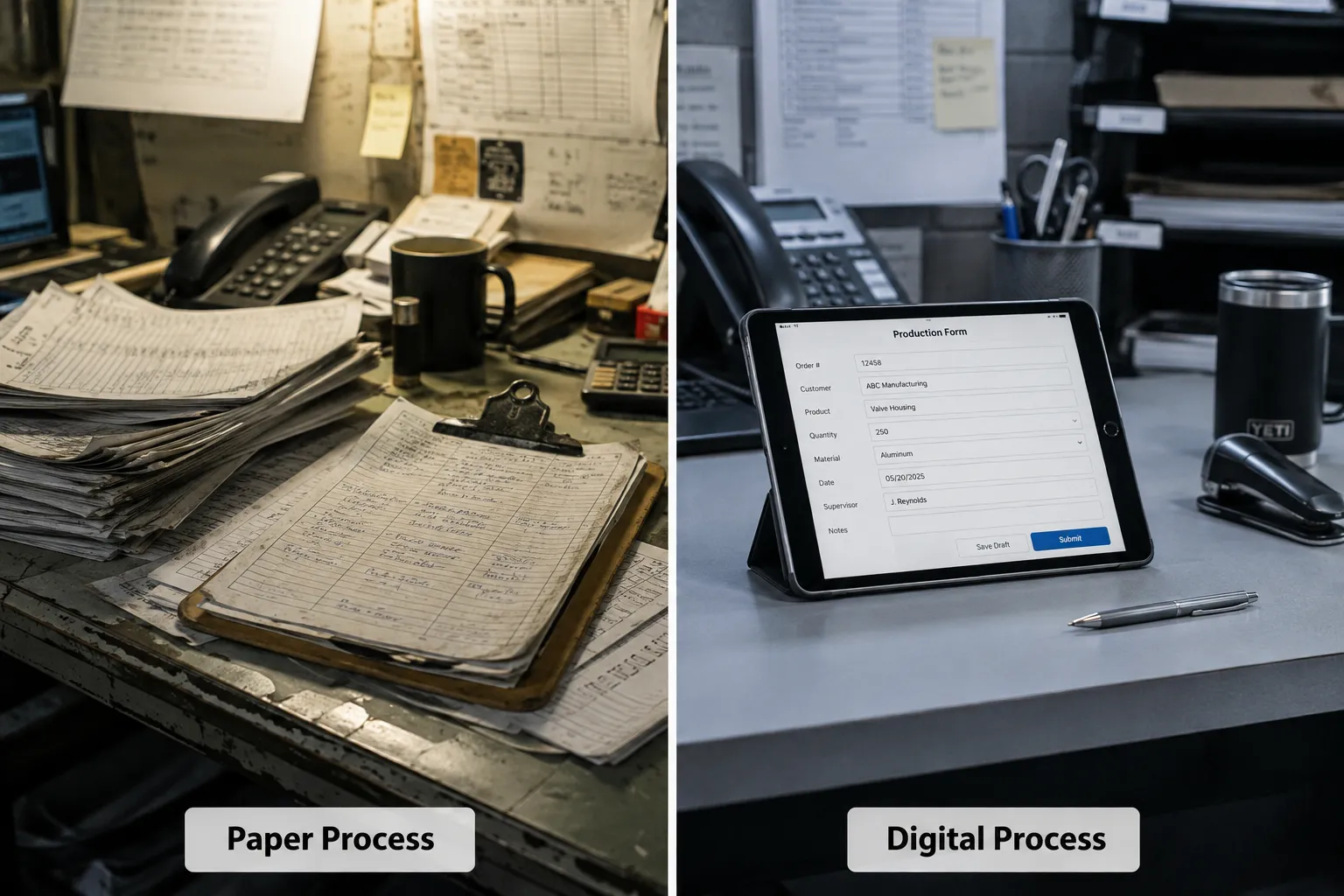 The Manufacturing Floor Still Runs on Paper in Many Places