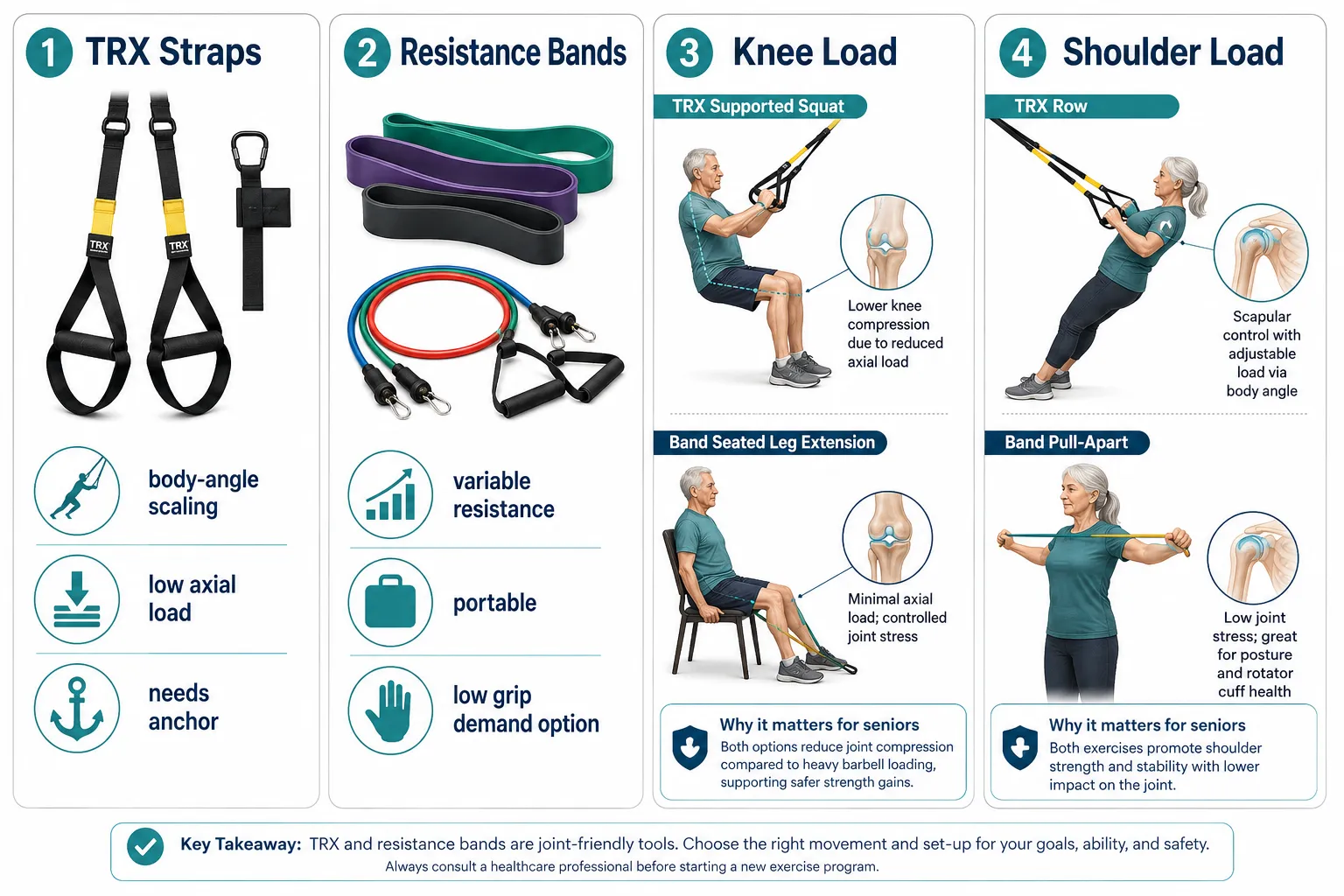 What is TRX training and how does it work for seniors?
