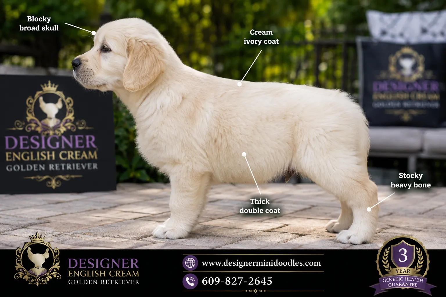 English cream golden retriever puppies Georgia