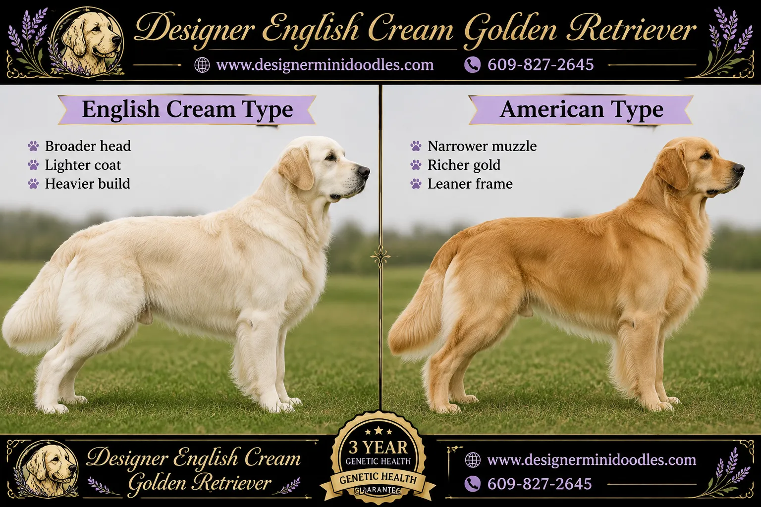 English Cream vs American Golden Retriever: Which Is Better?