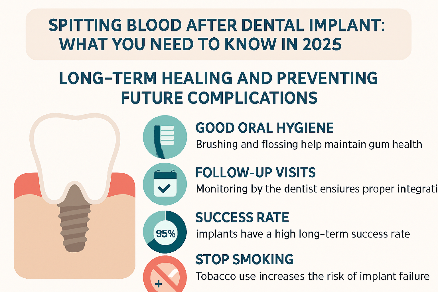 Spitting Blood After Dental Implant: What You Need to Know in 2025