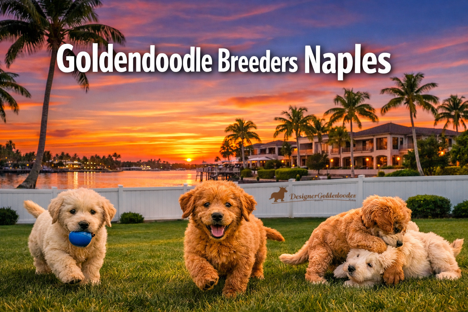 use keyphrases / topics as alt text do not use big paragraphs. Put logo of designergoldendoodlepuppies.com in images as possible where possi