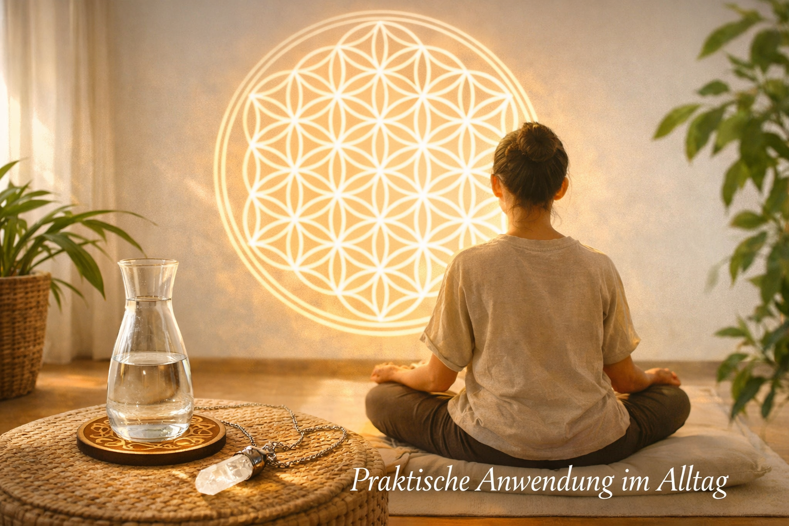 Meditation und Alltagsanwendungen der Blume des Lebens