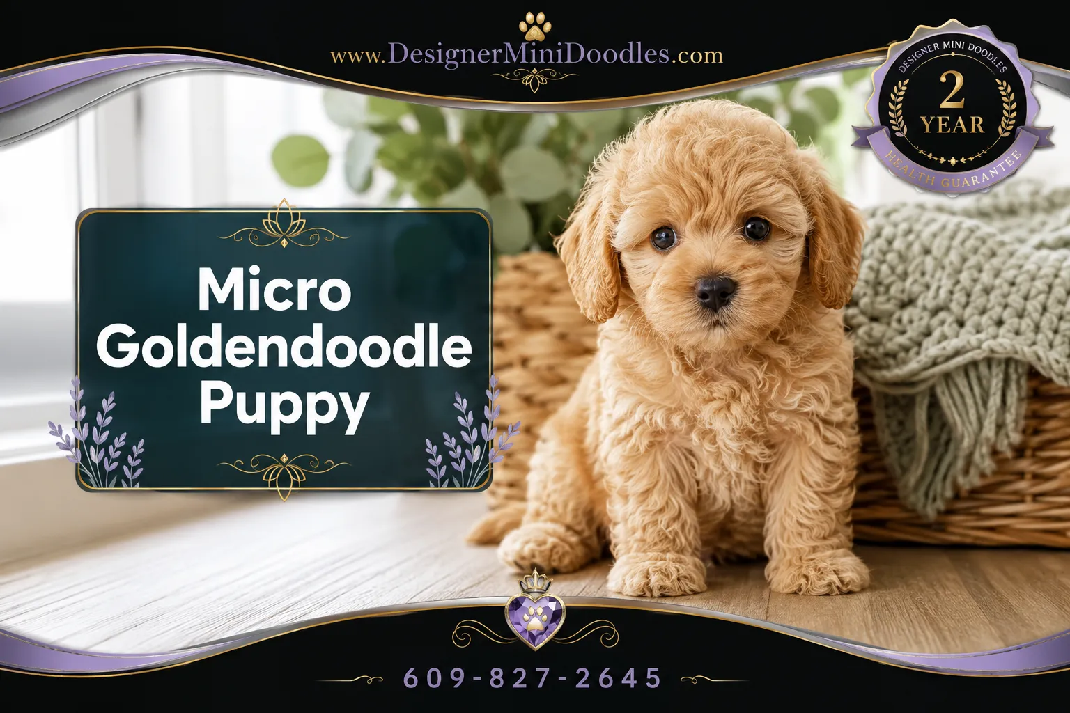 micro goldendoodle puppy