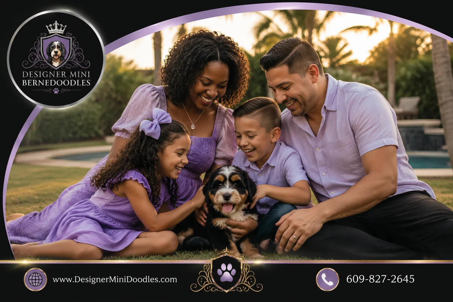 mini bernedoodle puppies West Palm beach