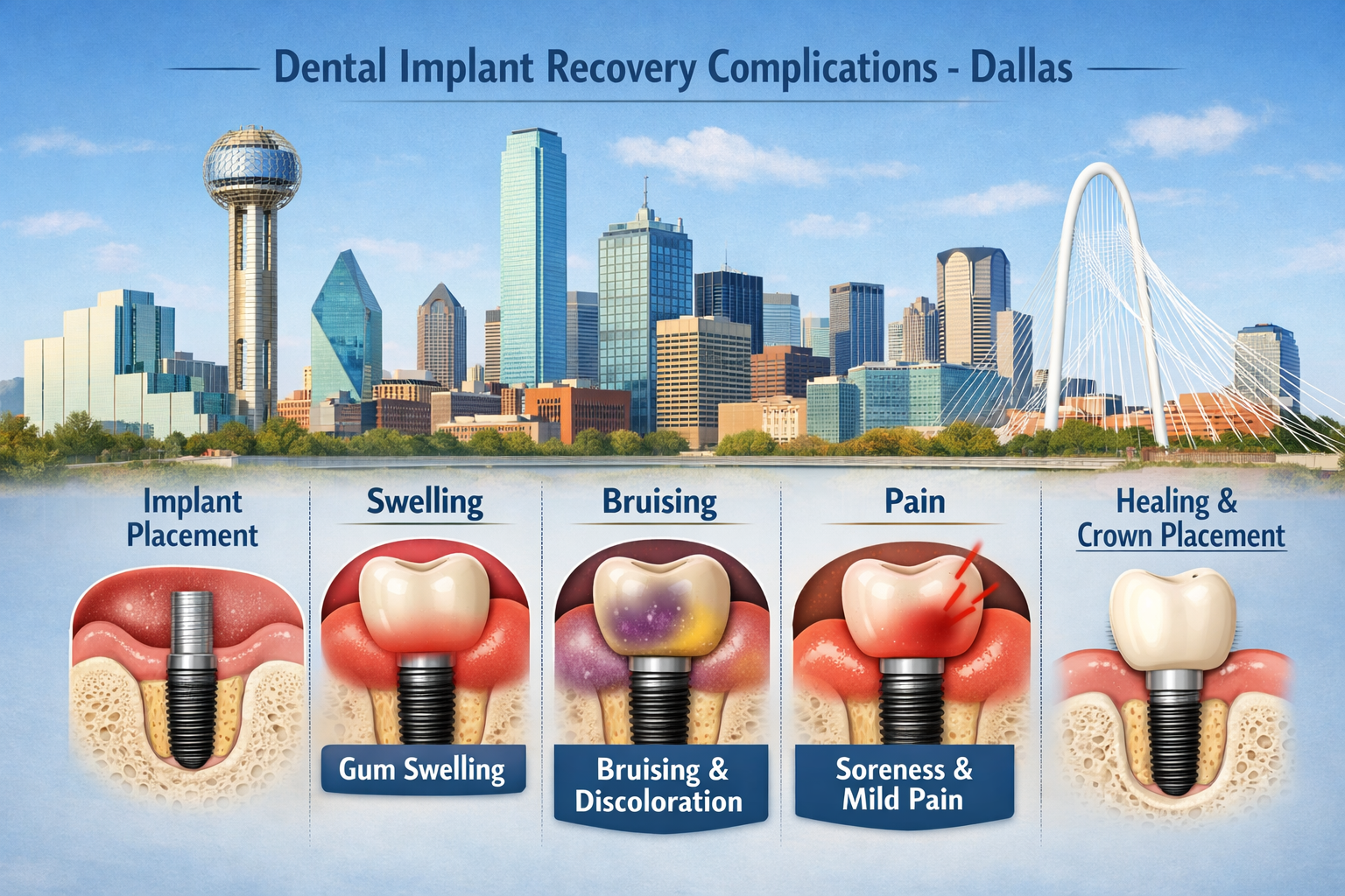 Navigating Dental Implant Recovery Complications in Dallas: A Comprehensive Guide