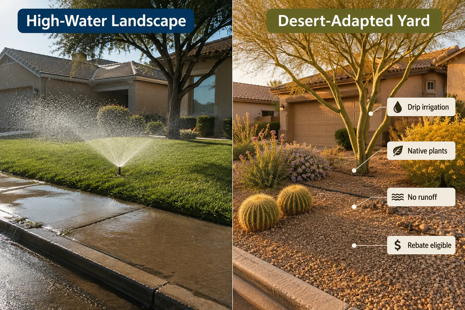 How to Landscape a Desert Yard Without Grass