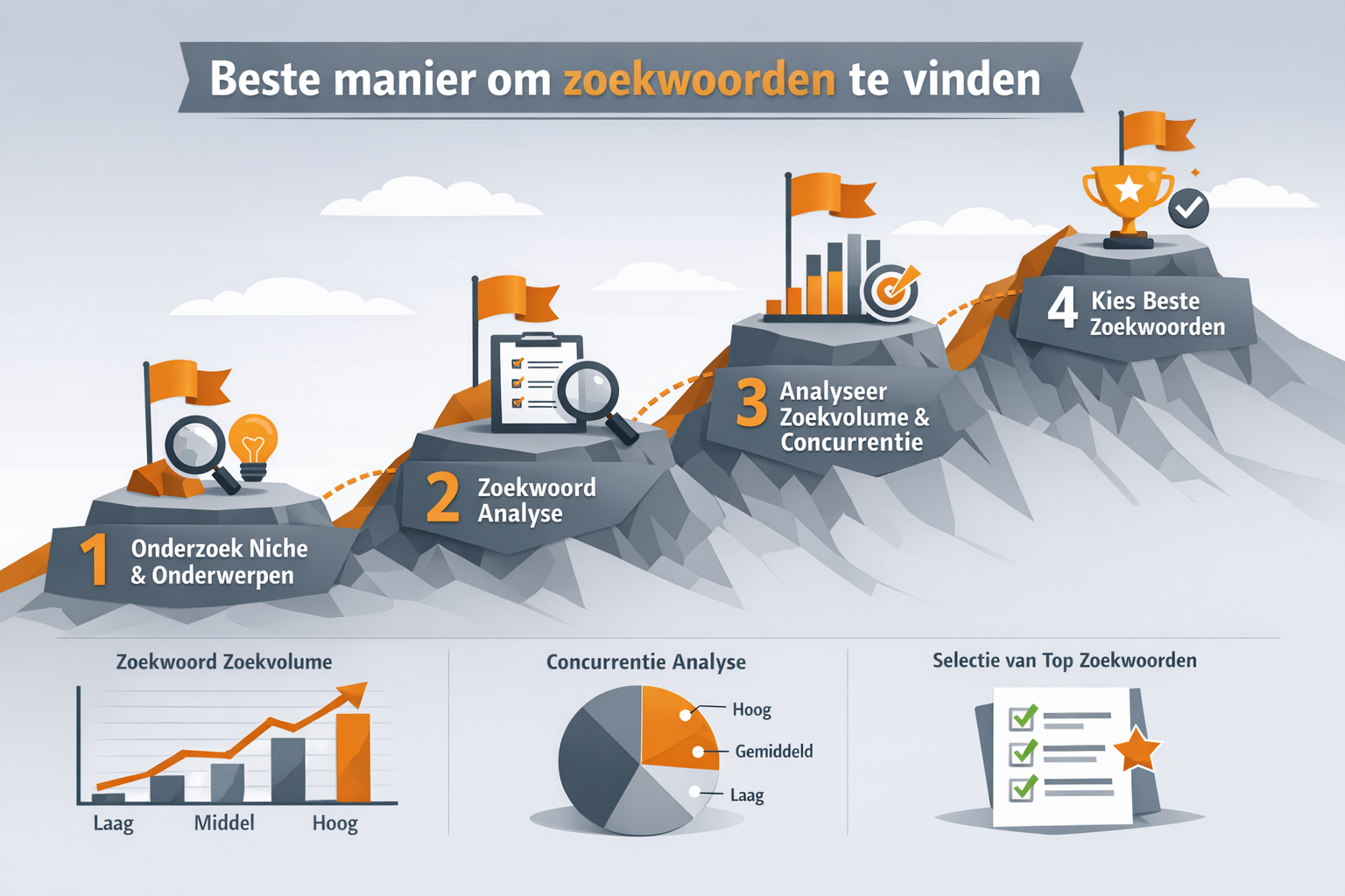 CRITICAL: ALL text, labels, headlines, annotations, and overlays in this image MUST be written in DUTCH. Do NOT use any English text. Every 
