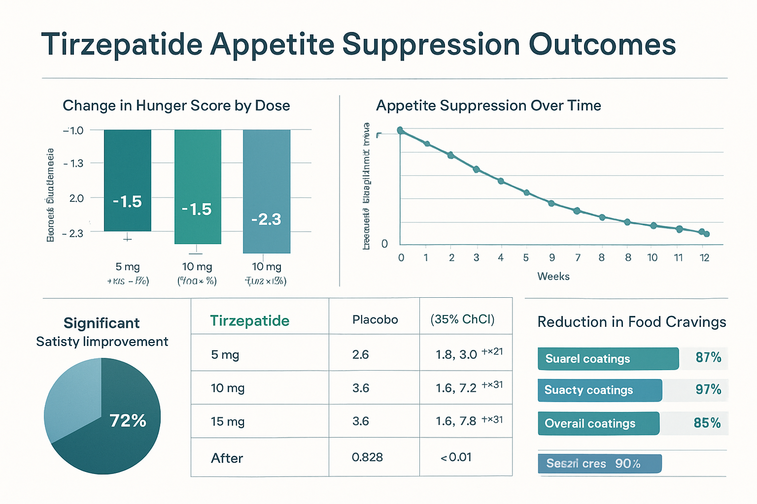 Tirzepatide Appetite Suppression