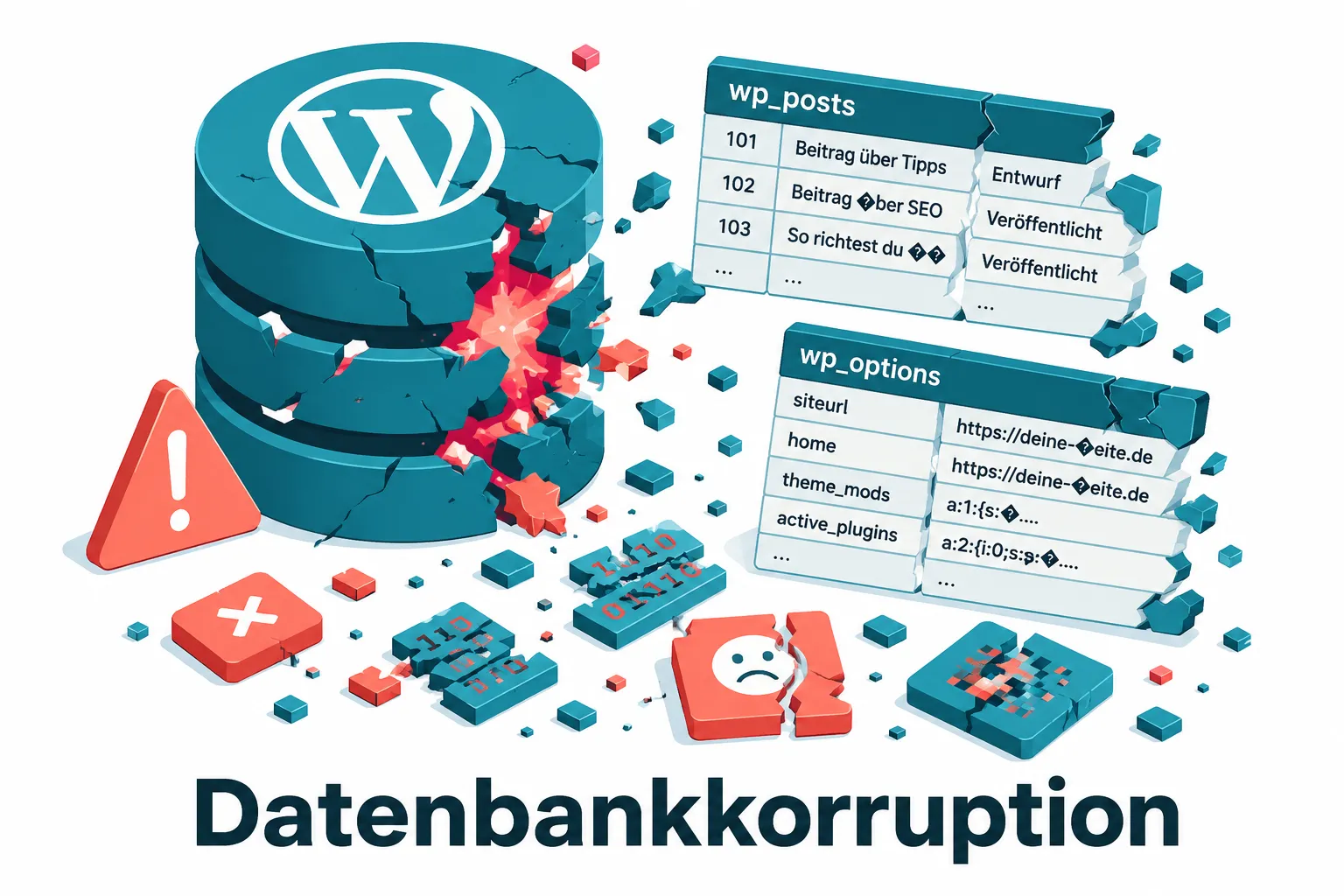 Was ist WordPress-Datenbankkorruption und wie entsteht sie?
