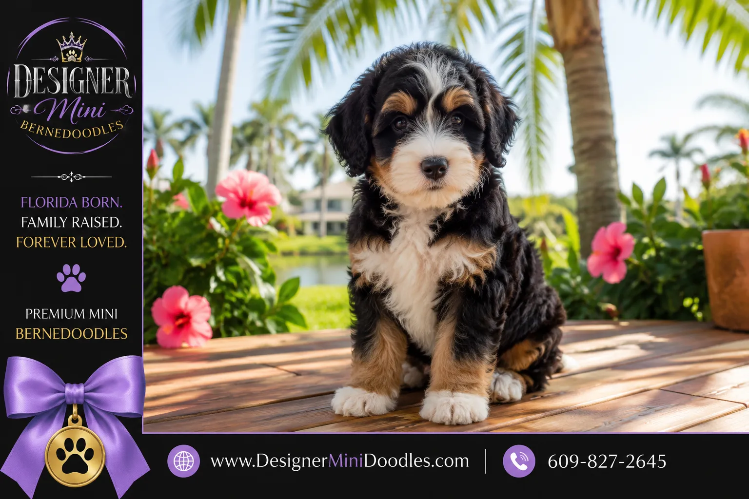 mini bernedoodles Fort Meyers