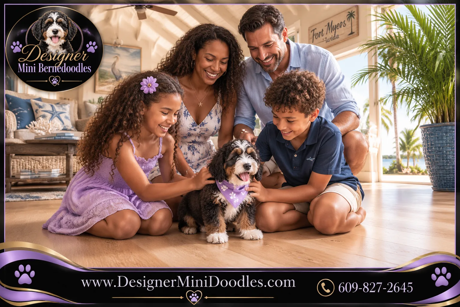 mini bernedoodles Fort Meyers