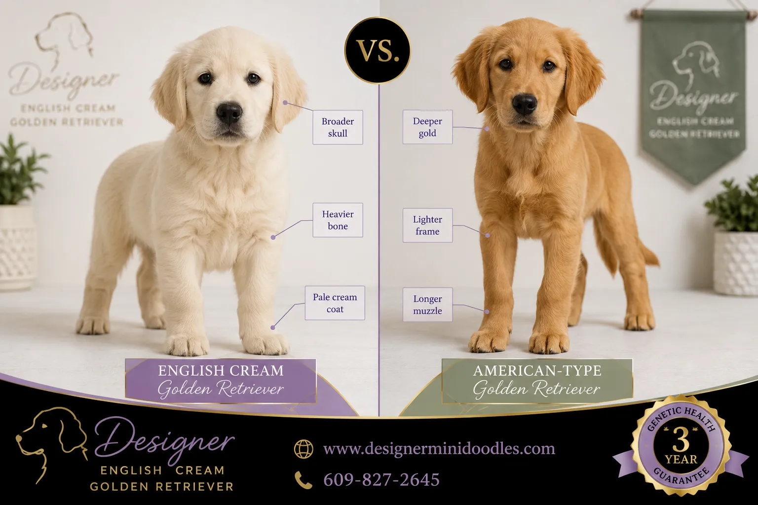 english cream golden retriever puppies Dallas