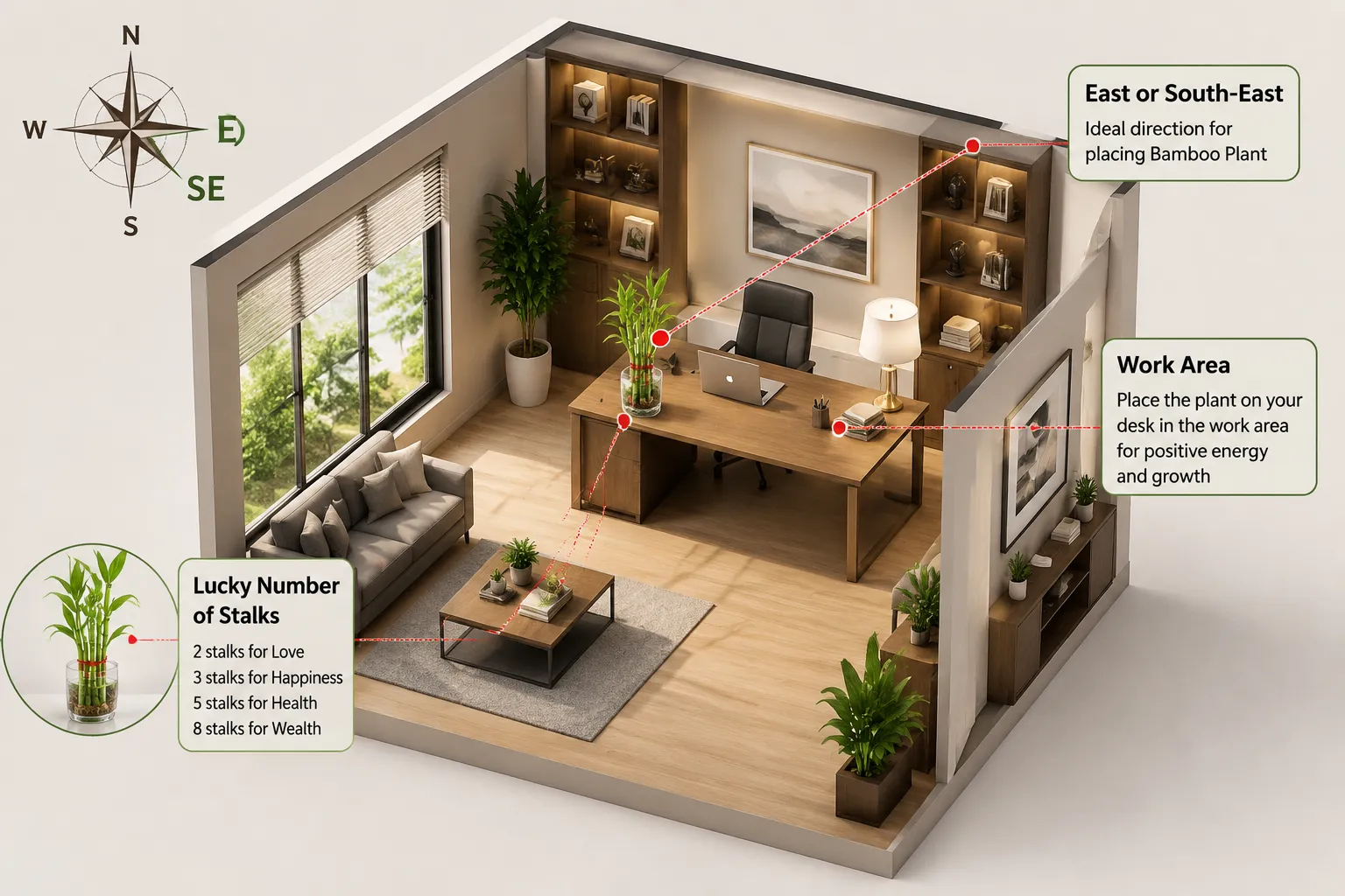 Bamboo Plant Vastu Placement in Home: बाँस के पौधे का सही वास्तु स्थान कौन सा है?