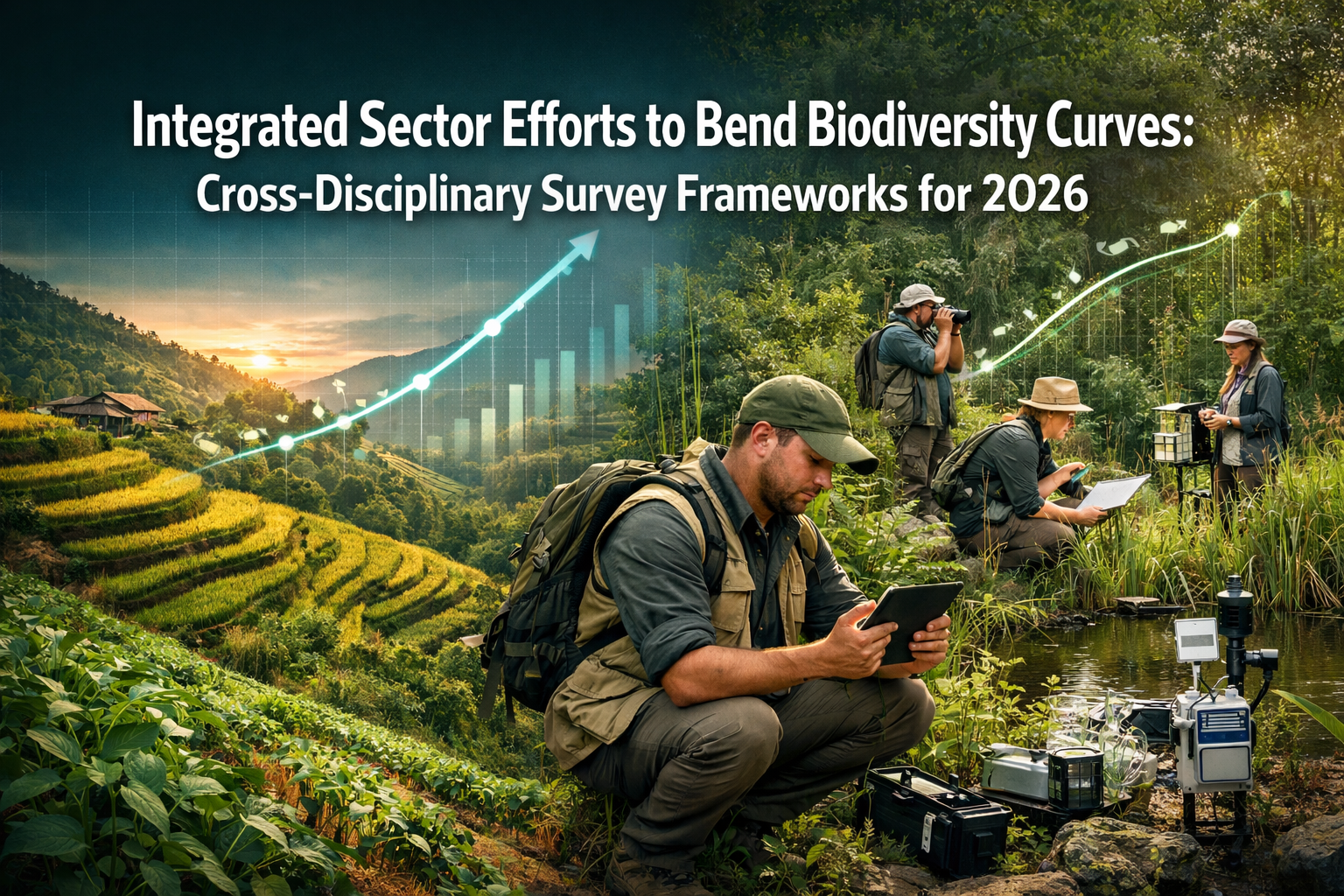 Professional () hero image with 'Integrated Sector Efforts to Bend Biodiversity Curves: Cross-Disciplinary Survey Frameworks