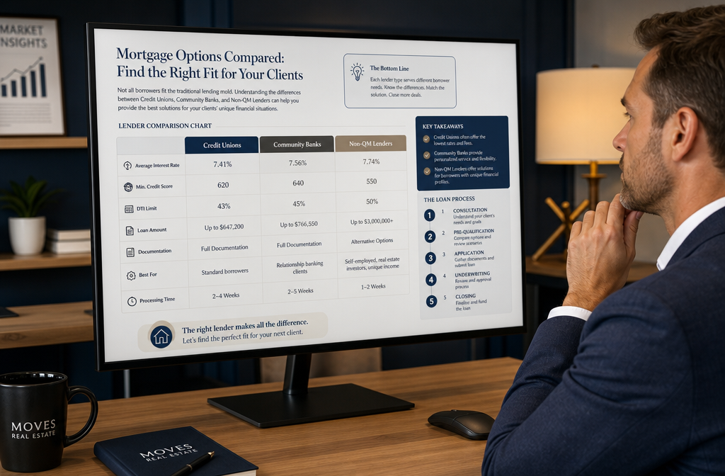 () showing a side-by-side comparison table displayed on a large monitor screen in a modern office setting, table columns
