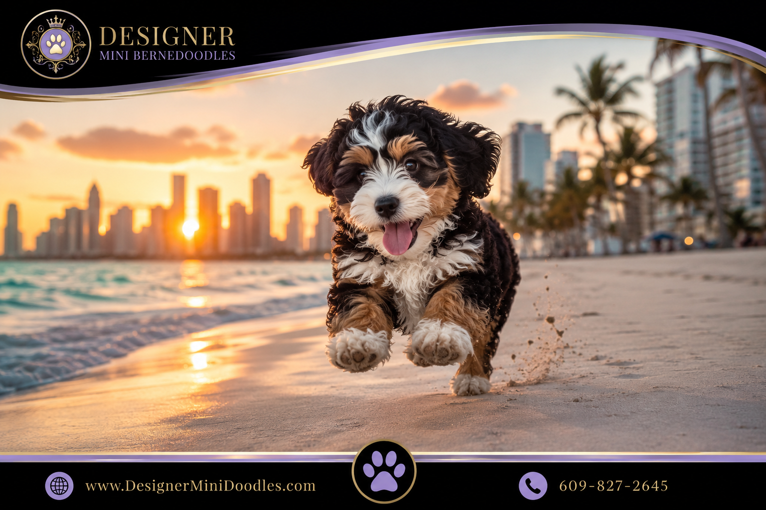 mini bernedoodles Miami