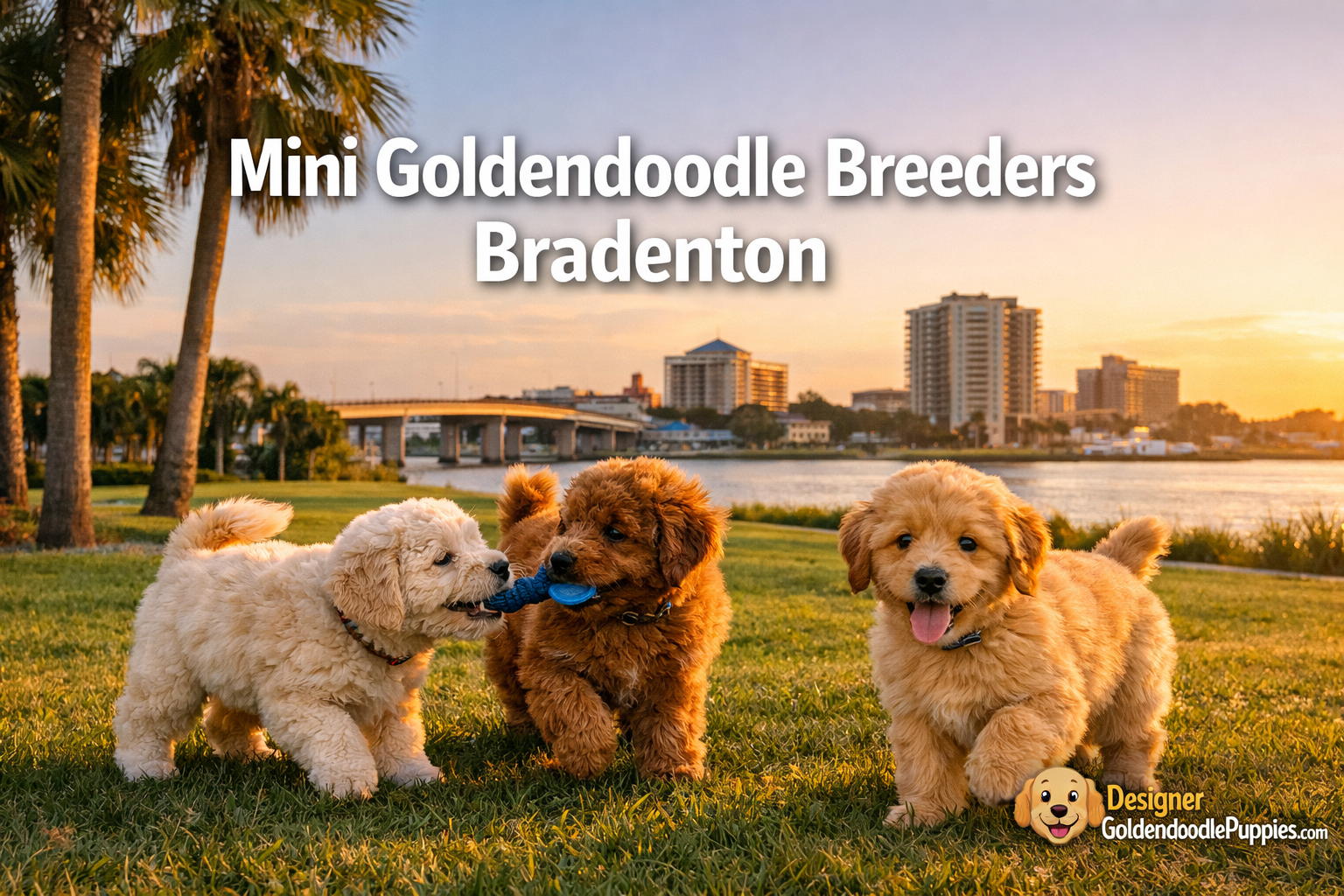 use keyphrases / topics as alt text do not use big paragraphs. Put logo of designergoldendoodlepuppies.com in images as possible where possi