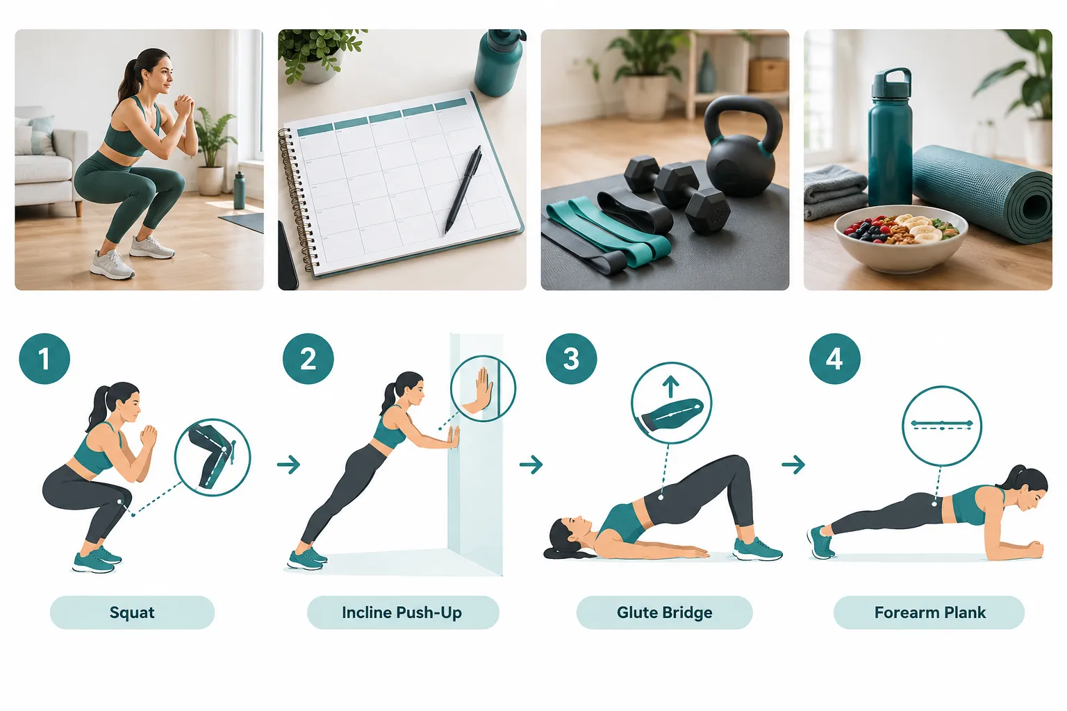 Bodyweight Home Workout Routines