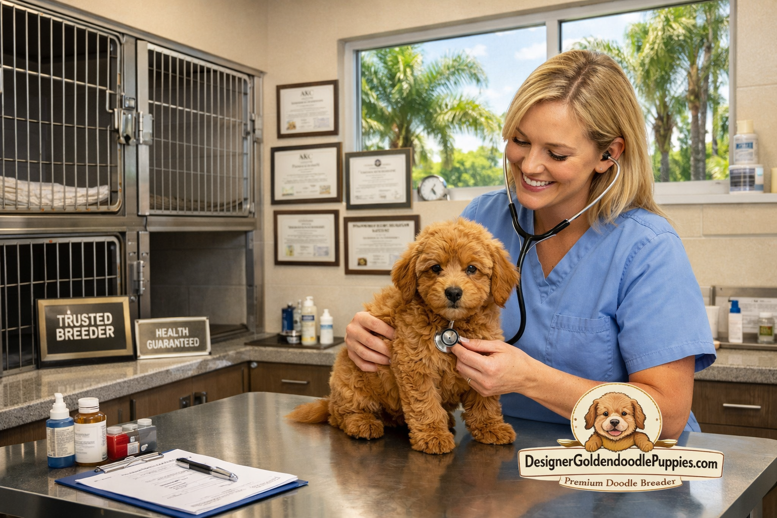 use keyphrases / topics as alt text do not use big paragraphs. Put logo of designergoldendoodlepuppies.com in images as possible where possi