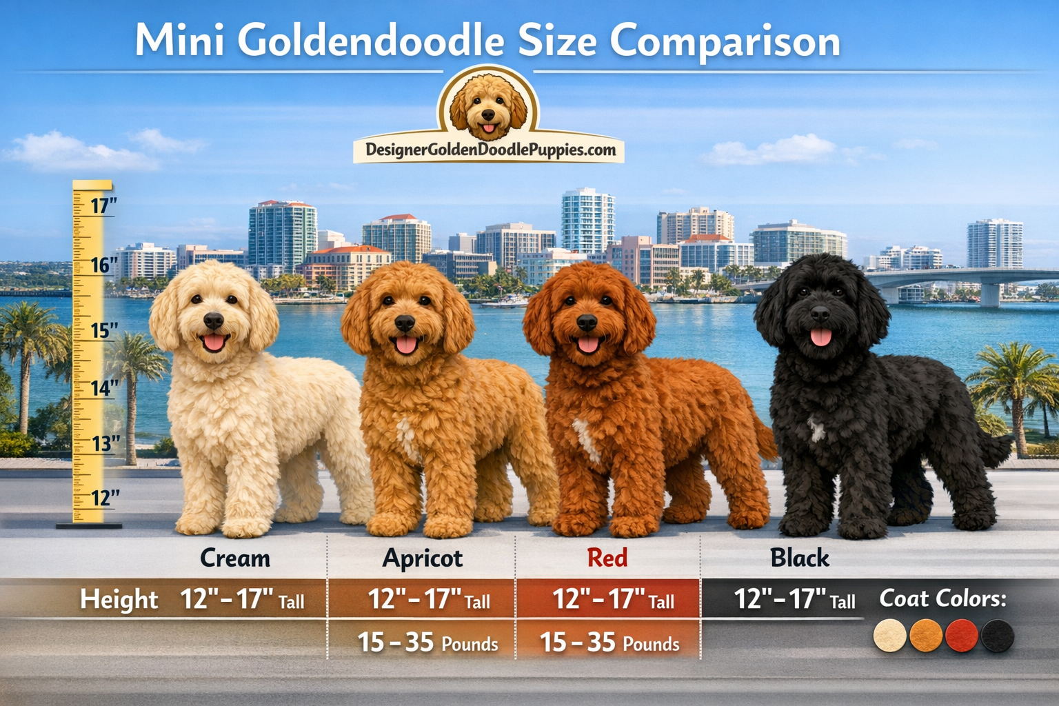 use keyphrases / topics as alt text do not use big paragraphs. Put logo of designergoldendoodlepuppies.com in images as possible where possi