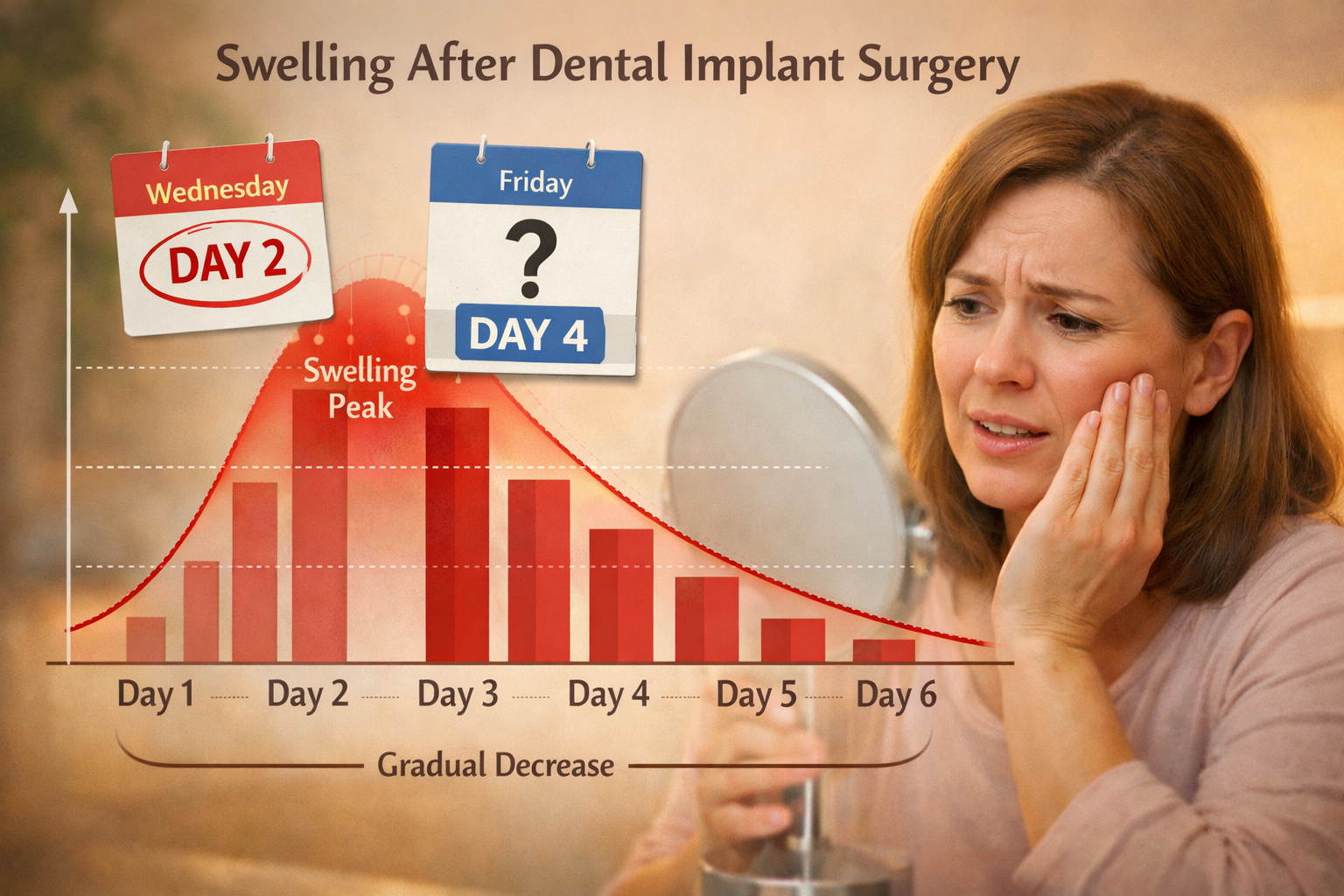 Dental Implant Swelling Day 4 Worse Than Day 2? Is This Normal?