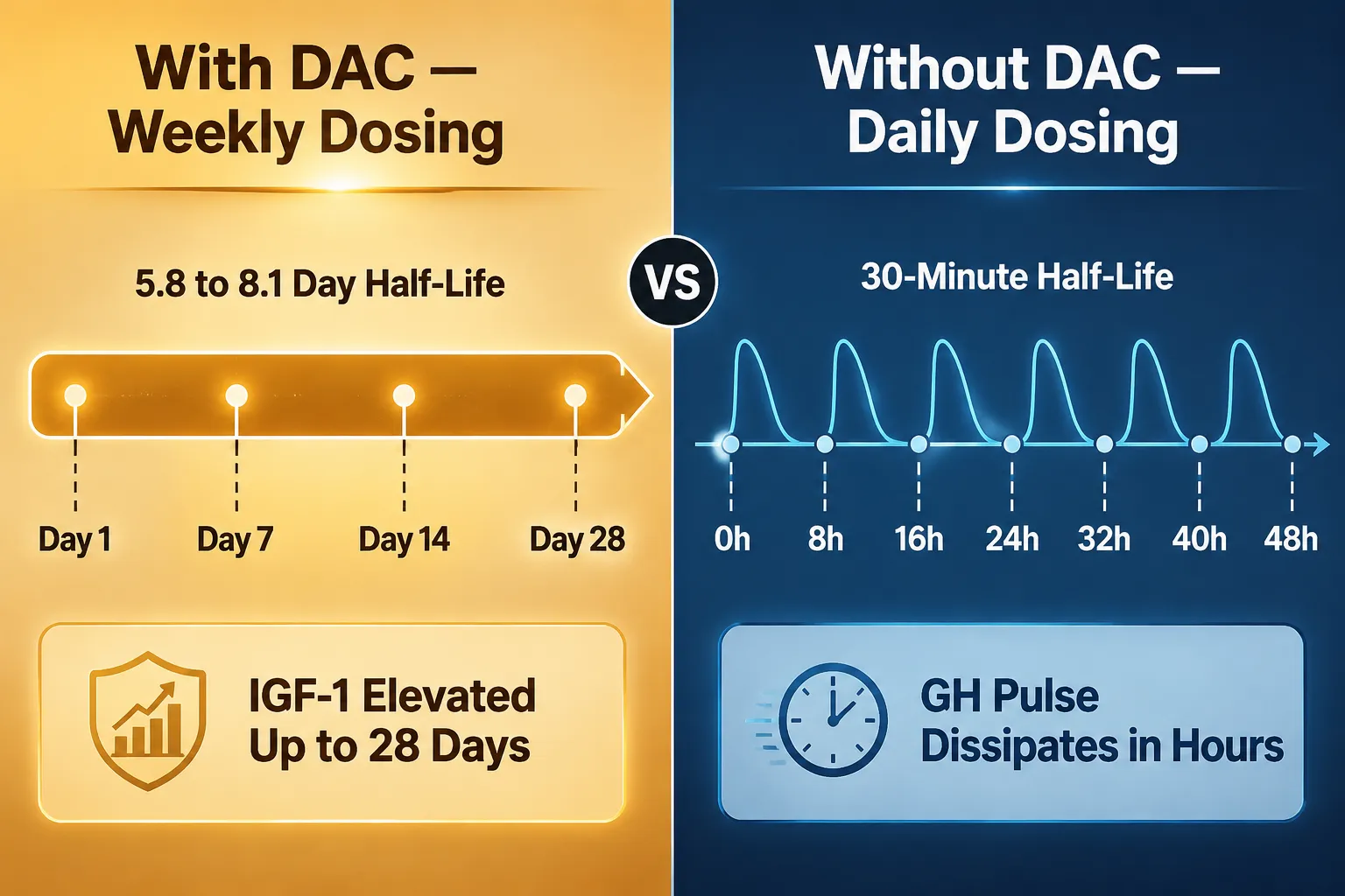 Half-Life and Duration: Minutes vs Days