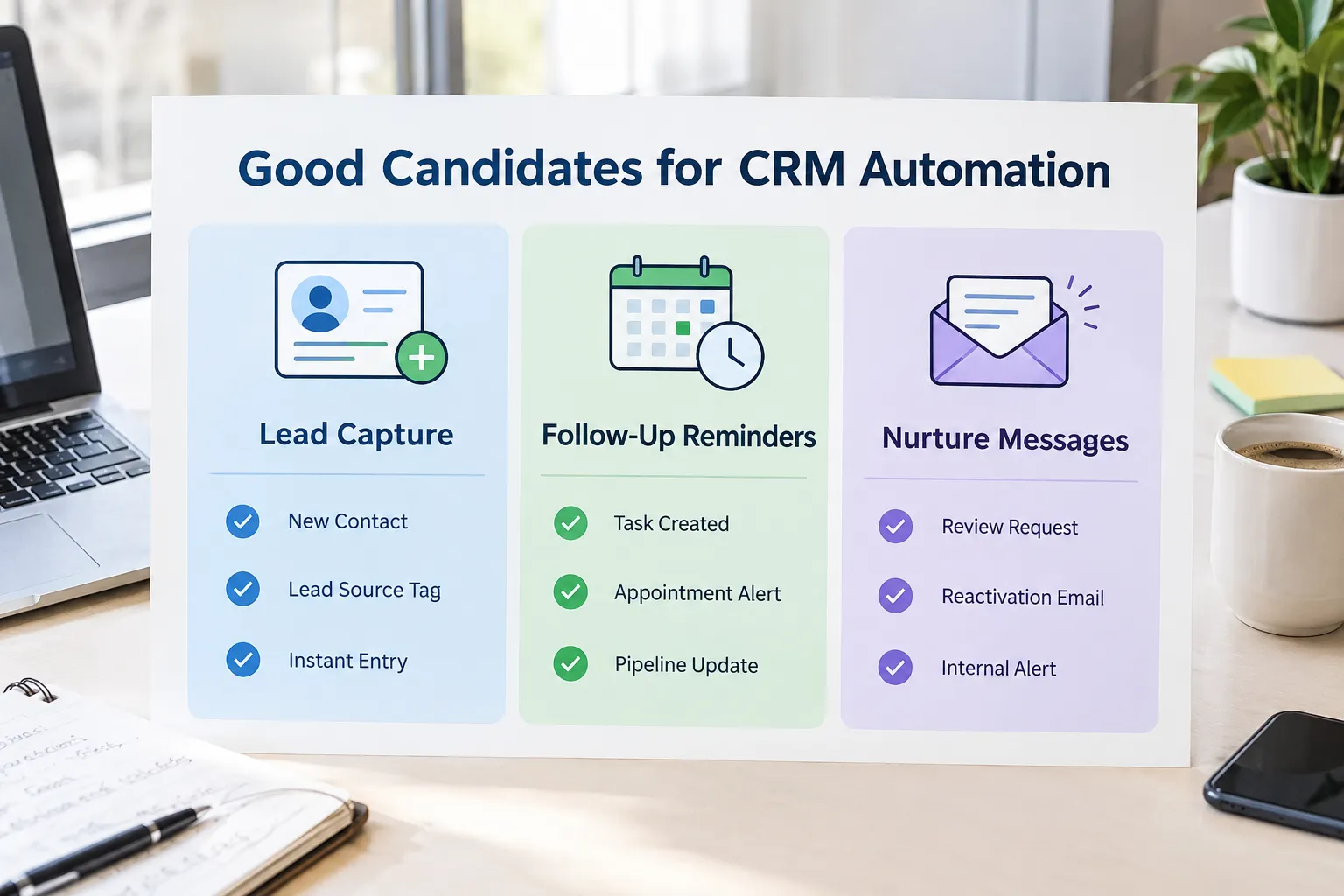 Which CRM Tasks Should I Automate for My Small Business?