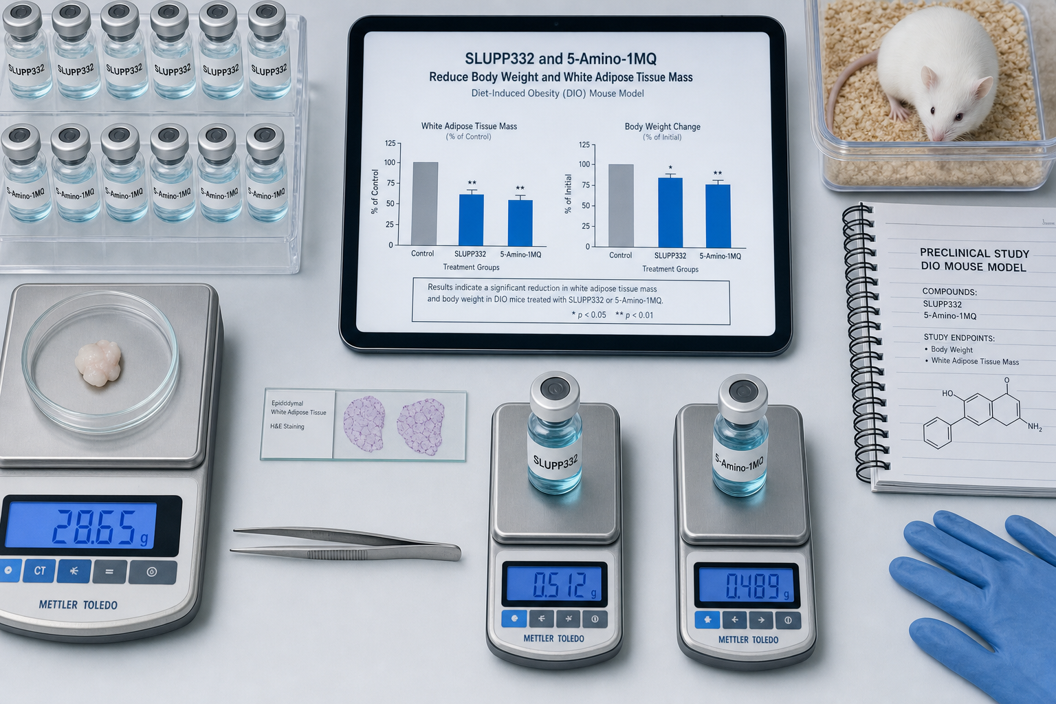 Designing the Stack: Synergistic Logic Behind SLUPP332 With 5-Amino-1MQ