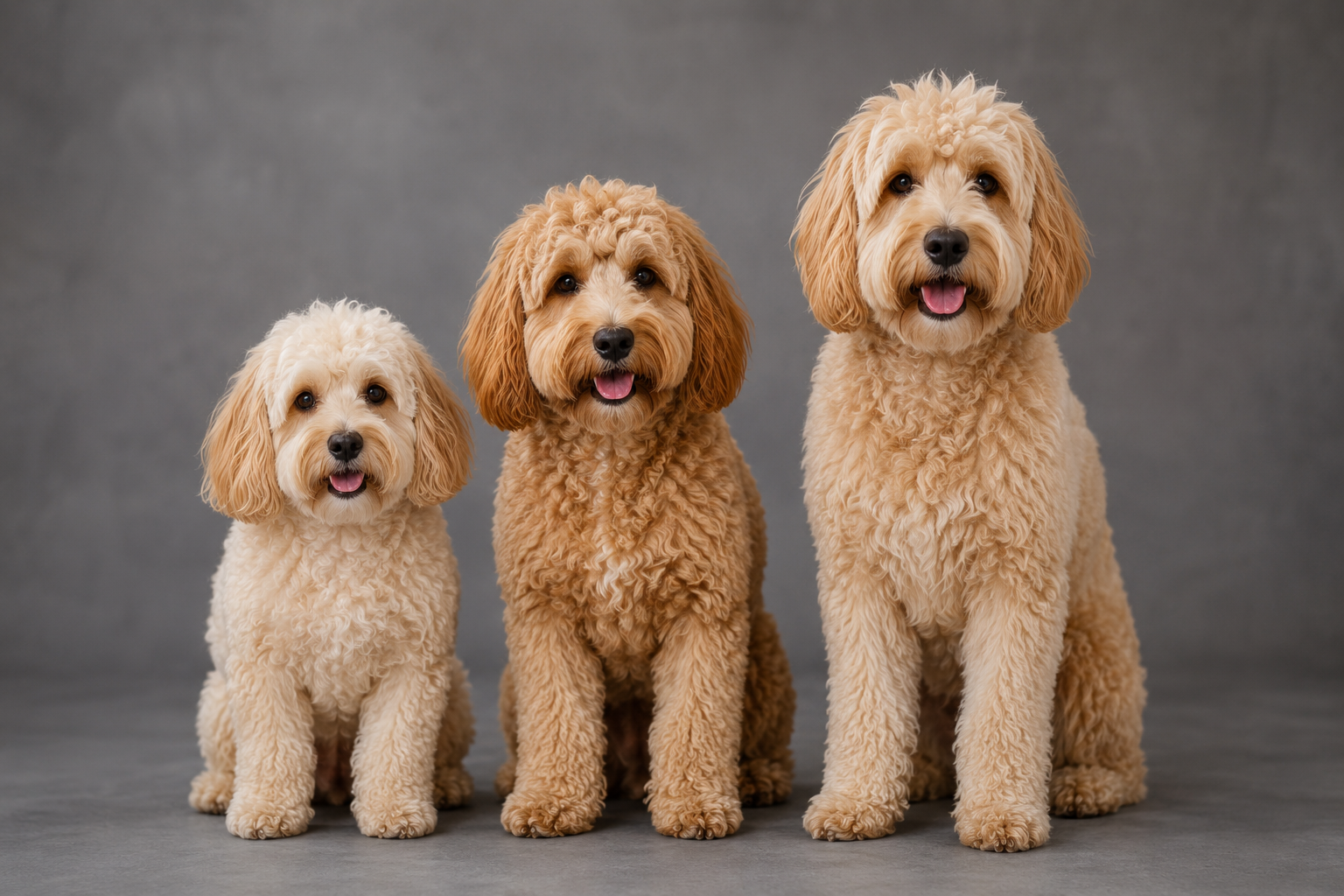 mini golden doodles size
